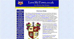 Desktop Screenshot of lovemytown.co.uk